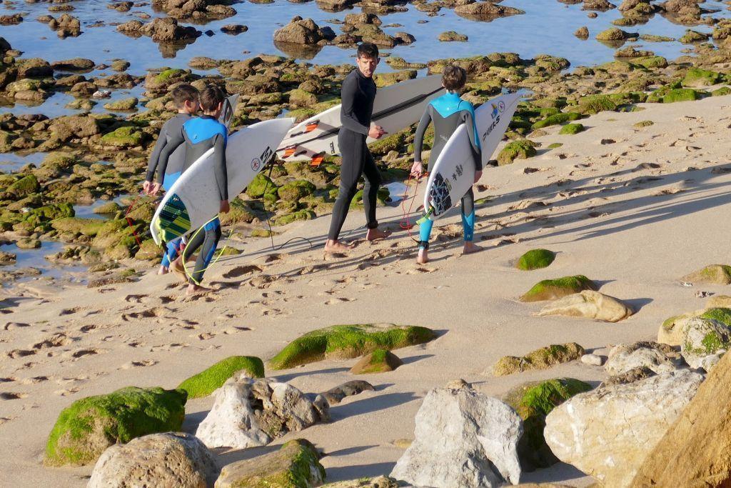 Clases de surf para niños